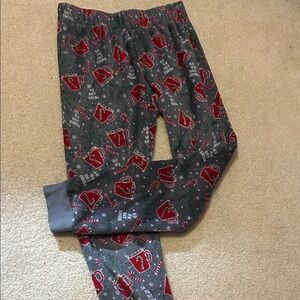 Secret Treasures Gray Pajama Pants with Red Mug Print
